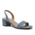 Women's Essential Denim Block Heel Sandals, alternative image