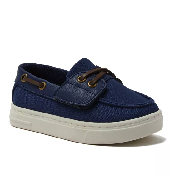 Toddlers Canvas Easy On Boat Shoes - primary