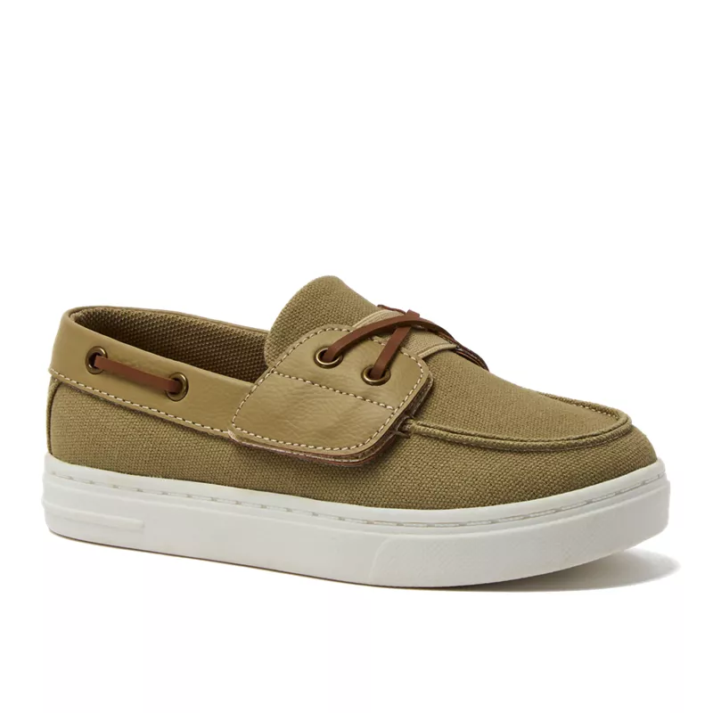 School Uniform Kids Canvas Easy On Boat Shoes, alternative image