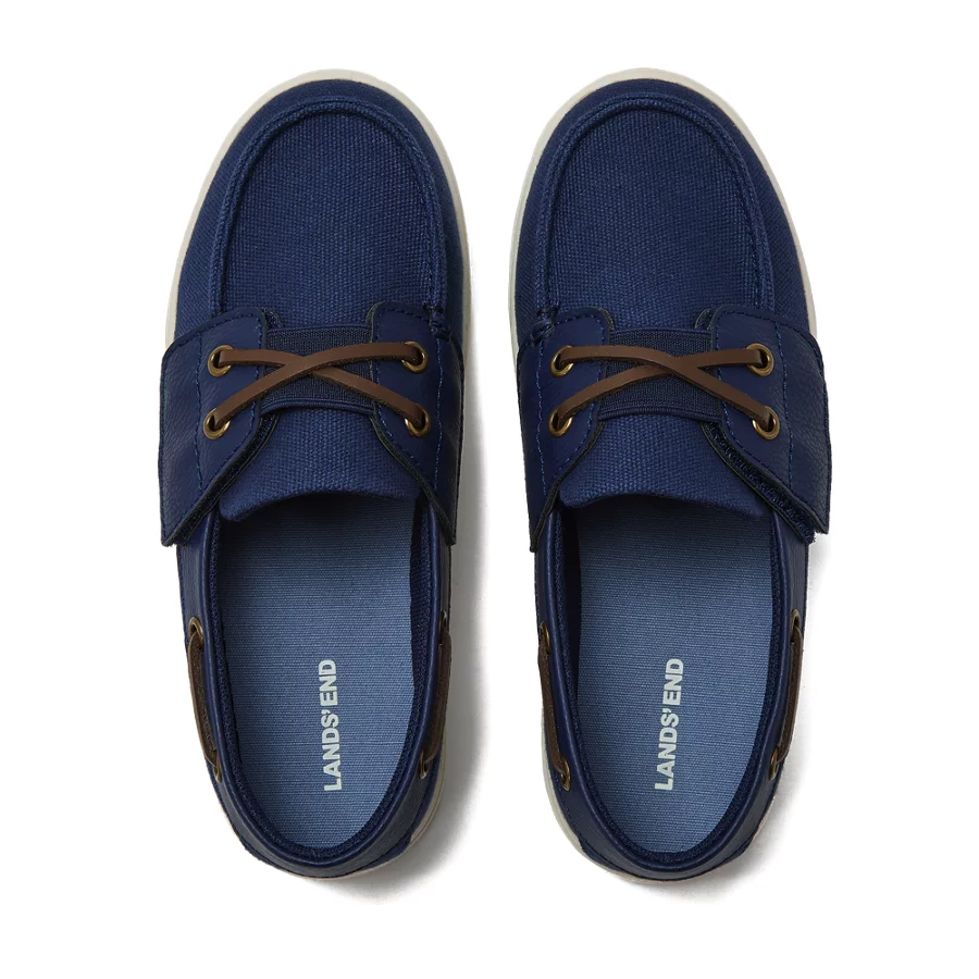 Kids' Canvas Easy On Boat Shoes view 2
