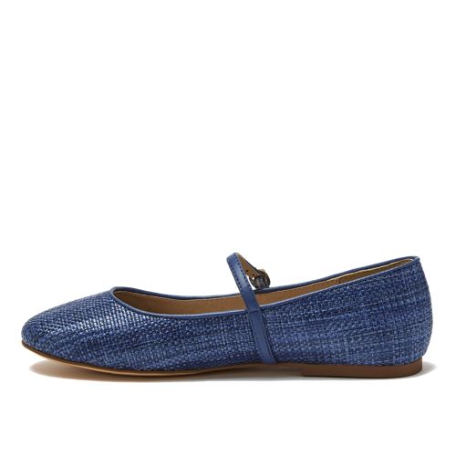 Women's Classic Raffia Mary Jane Flats - image 3
