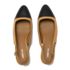 Women's Leather Slingback Cap Toe Kitten Heels, alternative image