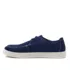 Men's Moc Toe Canvas Lace Up Sneakers, alternative image