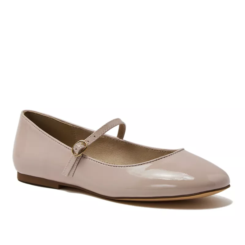 Women's Classic Leather Mary Jane Flats, alternative image