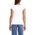 Women's Cap Sleeve Tugless Double Layer Sweetheart Knit Top, Back