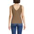 Women's Tugless Double Layer Lace V-Neck Tank Top, Back