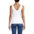 Women's Tugless Double Layer Lace V-Neck Tank Top, Back