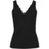 Women's Tugless Double Layer Lace V-Neck Tank Top, Front