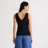 Women's Tugless Double Layer Lace V-Neck Tank Top, Back