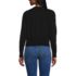 Women's Fine Gauge Cotton Crew Cardigan Sweater, Back