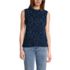 Women's Cotton Tweed Textured Crewneck Vest Sweater, Front
