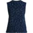 Women's Cotton Tweed Textured Crewneck Vest Sweater, Front