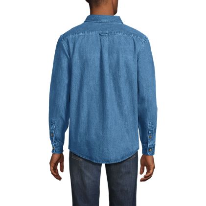 Men's Midweight Denim Overshirt - image 5