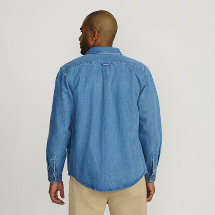 Men's Midweight Denim Overshirt - image 1