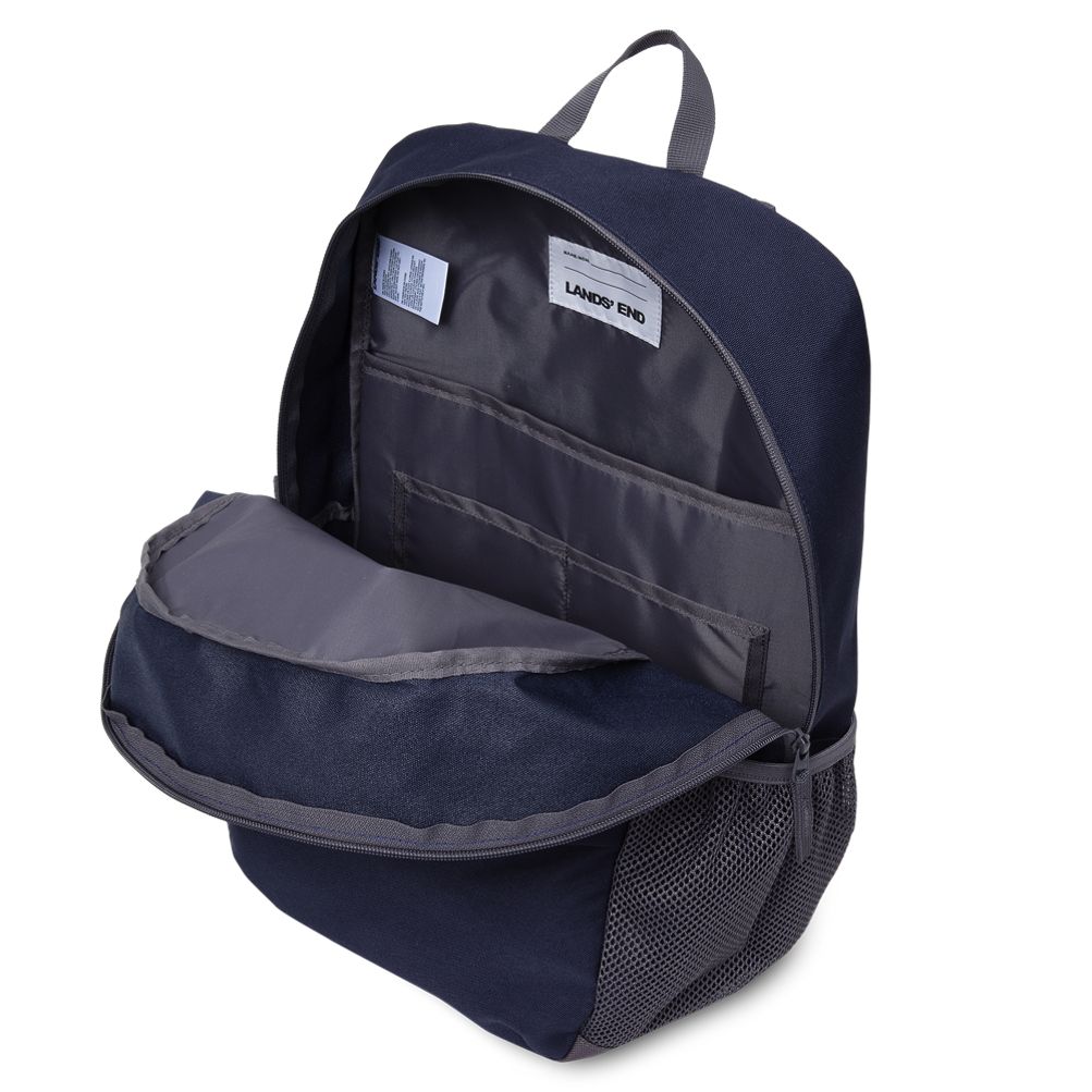 Sac à Dos Jeunesse Lands’ End – 16 Pouces – Bleu/gris – Occasion
