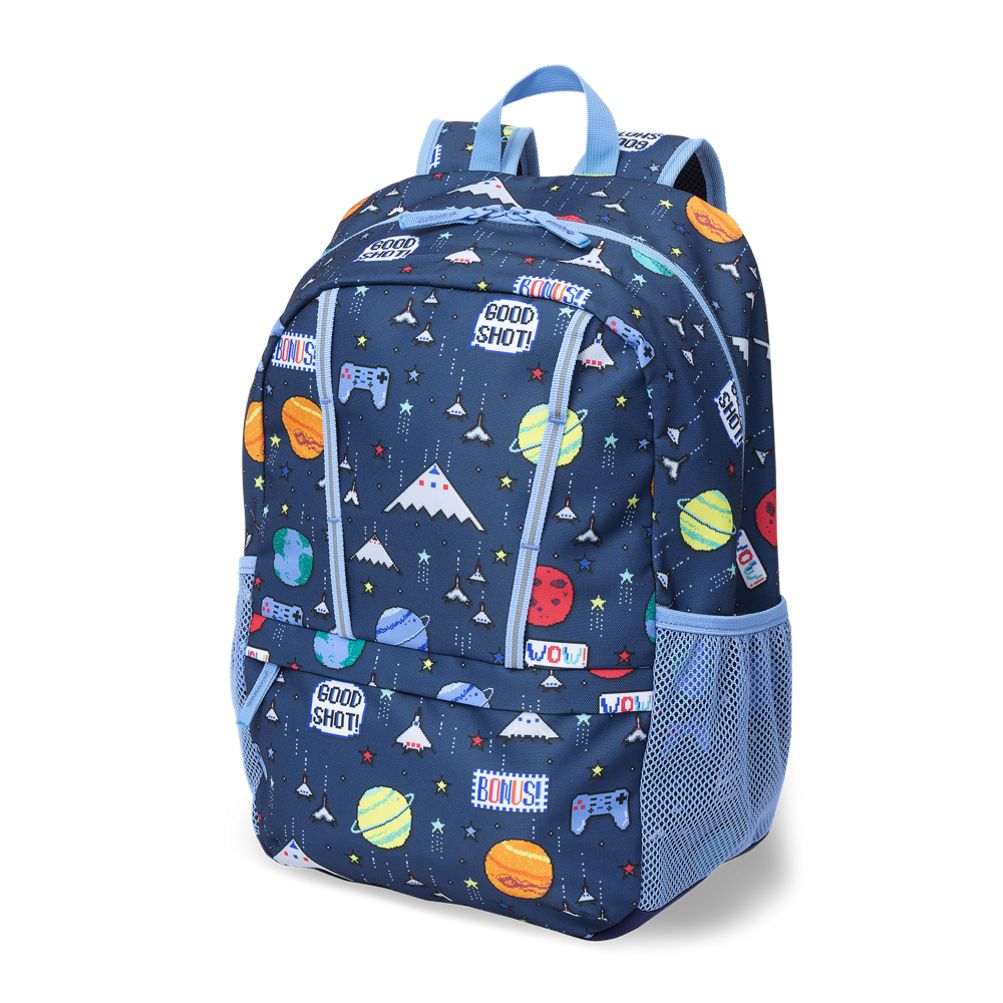 Kids ClassMate Medium Backpack - Lands' End - Space Games