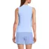 Women's High Neck Zip Front Tankini Top, Back