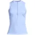 Women's High Neck Zip Front Tankini Top, Front