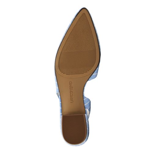 Women's Chambray Slingback Low Heels - image 5