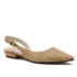 Women's Raffia Slingback Low Heels, alternative image