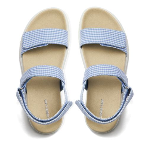 Women's Comfort Adjustable Gingham Sandals - image 2