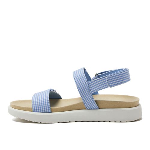 Women's Comfort Adjustable Gingham Sandals - image 3