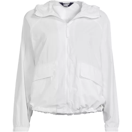 Women's UPF Packable Hooded Windbreaker Jacket - primary