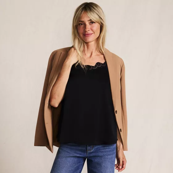 Women's Lace Slip Top - primary