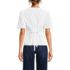 Women's Cotton Lace Button Front Top, Back