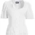 Women's Cotton Lace Button Front Top, Front