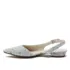Women's Floral Linen Slingback Low Heels, alternative image