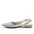 Women's Floral Linen Slingback Low Heels, alternative image