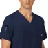 School Uniform Men's Wink W123 V-neck Scrub Top, alternative image