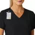 School Uniform Women's Wink W123 Stylized V-Neck Scrub Top, alternative image