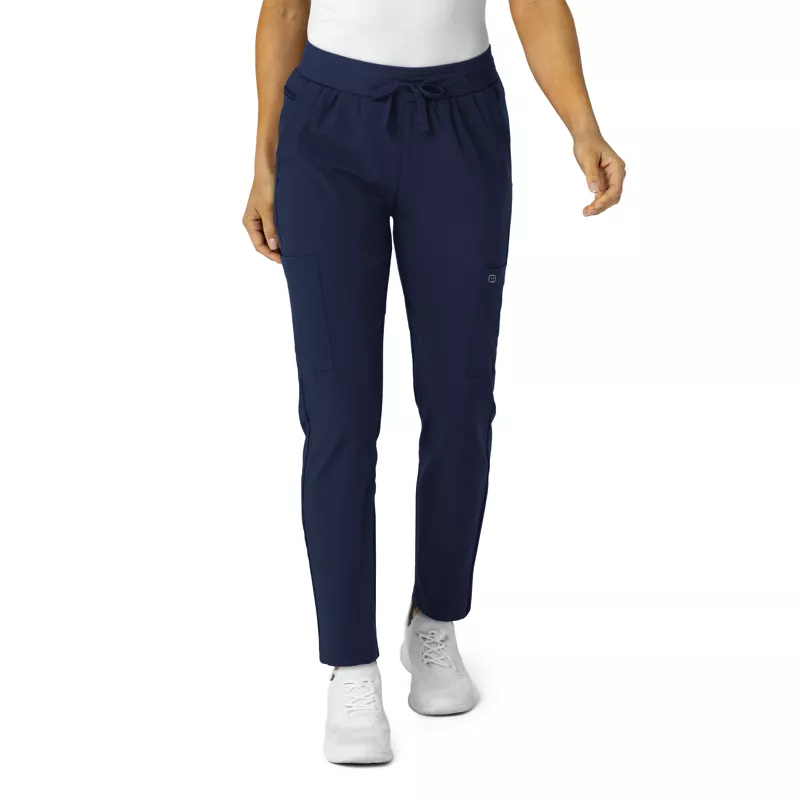 School Uniform Women's Wink W123 Flex-n-Reach Track Scrub Pants, Front