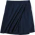 Women's Solid A Line Tab Skort Top of Knee, alternative image