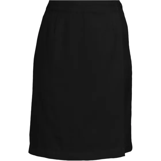 Women's Solid A Line Tab Skort Top of Knee - primary
