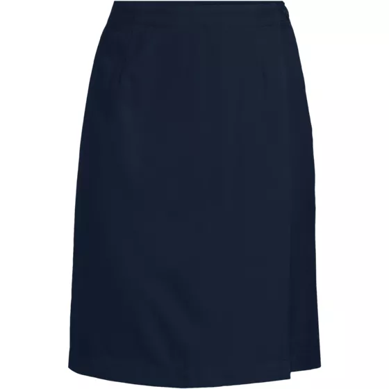 Women's Solid A Line Tab Skort Top of Knee - primary