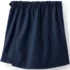 Girls Solid A Line Tab Skort Top of Knee, Back