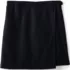 School Uniform Girls Solid A Line Tab Skort Top of Knee, Front