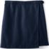 School Uniform Girls Solid A Line Tab Skort Top of Knee, Front