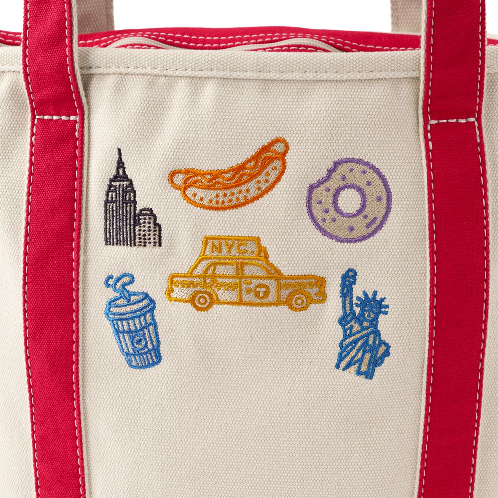 Limited Edition NYC Canvas Pocket Tote | Lands' End