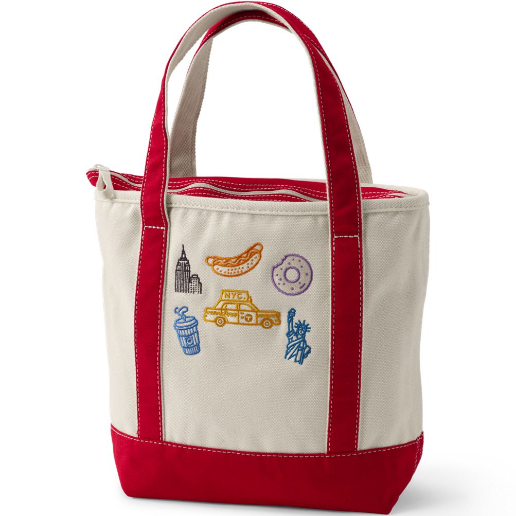 Lands end straw tote outlet