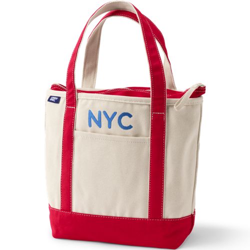Limited Edition NYC Canvas Pocket Tote Lands End