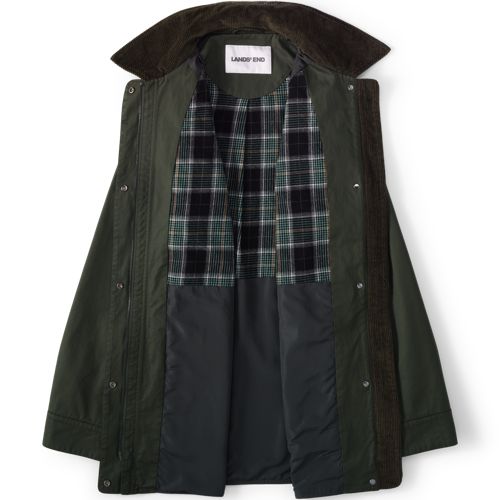 Women's Waxed Cotton Barn Coat, alternative image