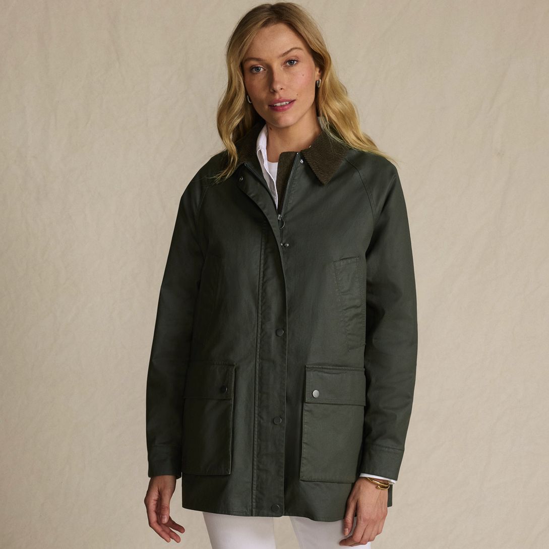 Women's Waxed Cotton Barn Coat
