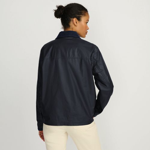 Women's Waxed Cotton Barn Jacket, Back