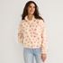 Women's Sherpa Fleece Snap Neck Pullover, Front