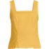 Women's Plus Size Poplin Princess Seam Square Neck Sleeveless Top, Front