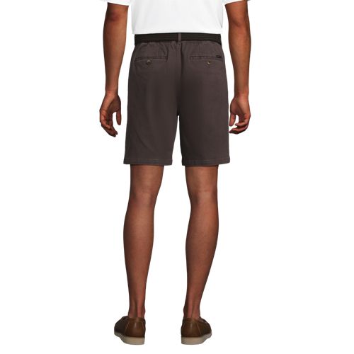  Lands' End Chino-shorts Mit Textur Und Gürtel, Herren, Größe:44 Regular, Braun, Baumwolle/lyocell (viskose)/baumwoll-mischung, By Lands' End 